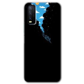 Vivo Y20S Derinlere Yolculuk Baskılı Uyumlu Silikon Kılıf