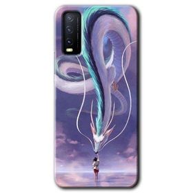 Vivo Y20S Dragon Snake Baskılı Uyumlu Silikon Kılıf
