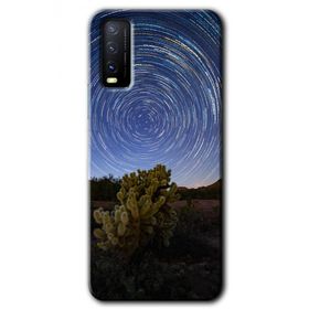 Vivo Y20S Eclipse Sky Baskılı Uyumlu Silikon Kılıf