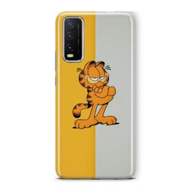 Vivo Y20S Garfield Baskılı Uyumlu Silikon Kılıf