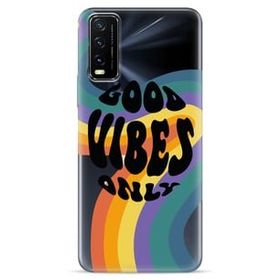 Vivo Y20S Good Vibes Baskılı Uyumlu Silikon Kılıf
