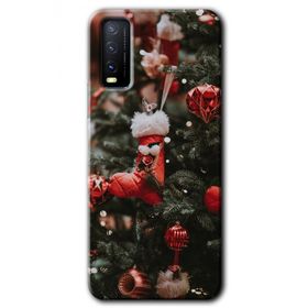 Vivo Y20S Happy New Year Baskılı Uyumlu Silikon Kılıf