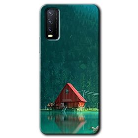 Vivo Y20S House In Woods Baskılı Uyumlu Silikon Kılıf