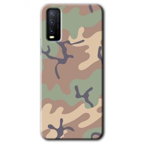 Vivo Y20S Kamuflaj 29 Baskılı Uyumlu Silikon Kılıf