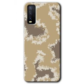 Vivo Y20S Kamuflaj 33 Baskılı Uyumlu Silikon Kılıf