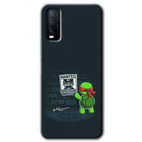 Vivo Y20S Kaplumbağa Avcısı Baskılı Uyumlu Silikon Kılıf
