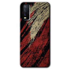 Vivo Y20S Kumaş Deseni 6 Baskılı Uyumlu Silikon Kılıf