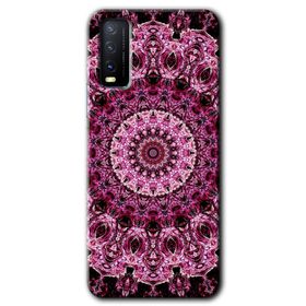 Vivo Y20S Mandala Patterns Kaleidoscope Baskılı Uyumlu Silikon Kılıf