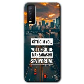 Vivo Y20S Manzara Seviyorum Baskılı Uyumlu Silikon Kılıf