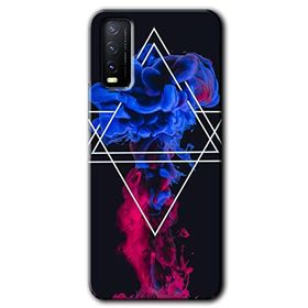 Vivo Y20S Mekanik Duman 1 Baskılı Uyumlu Silikon Kılıf