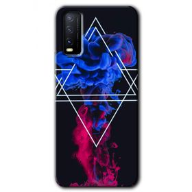 Vivo Y20S Mekanik Duman 1 Baskılı Uyumlu Silikon Kılıf