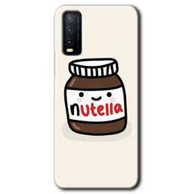Vivo Y20S Nutella Aşkım Baskılı Uyumlu Silikon Kılıf
