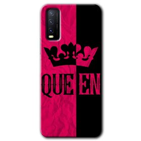 Vivo Y20S Queen Baskılı Uyumlu Silikon Kılıf