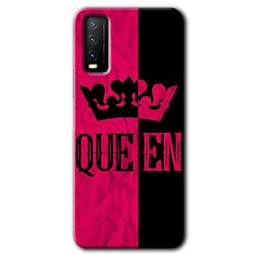 Vivo Y20S Queen Baskılı Uyumlu Silikon Kılıf