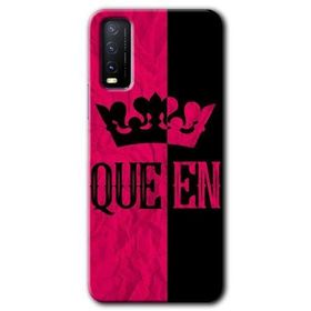 Vivo Y20S Queen Baskılı Uyumlu Silikon Kılıf