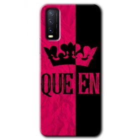 Vivo Y20S Queen Baskılı Uyumlu Silikon Kılıf