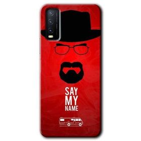 Vivo Y20S Say My Name Baskılı Uyumlu Silikon Kılıf