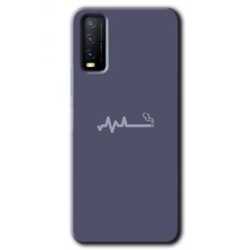 Vivo Y20S Sigara Zararlıdır Baskılı Uyumlu Silikon Kılıf