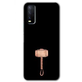 Vivo Y20S Thor Çekiç Baskılı Uyumlu Silikon Kılıf