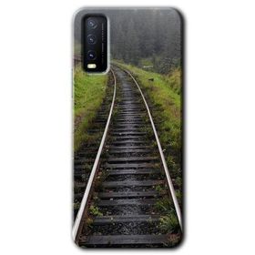 Vivo Y20S Tren Yolu Baskılı Uyumlu Silikon Kılıf