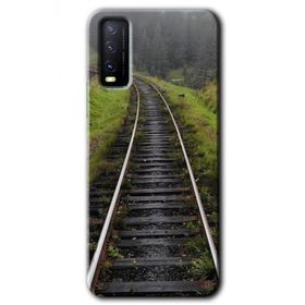 Vivo Y20S Tren Yolu Baskılı Uyumlu Silikon Kılıf