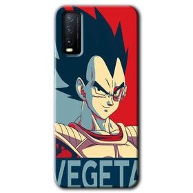 Vivo Y20S Vegeta Baskılı Uyumlu Silikon Kılıf