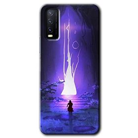 Vivo Y20S Wanderer Silhouette Baskılı Uyumlu Silikon Kılıf