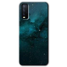 Vivo Y20S Yıldızlararası Baskılı Uyumlu Silikon Kılıf