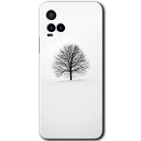 Vivo Y21 Alone Tree Baskılı Uyumlu Silikon Kılıf