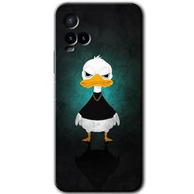 Vivo Y21 Angry Duck Baskılı Uyumlu Silikon Kılıf