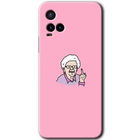 Vivo Y21 Bad Grandmother Baskılı Uyumlu Silikon Kılıf