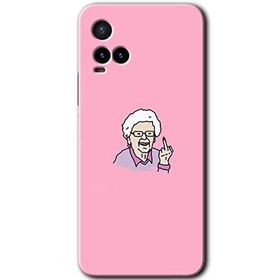 Vivo Y21 Bad Grandmother Baskılı Uyumlu Silikon Kılıf