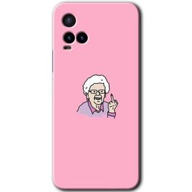 Vivo Y21 Bad Grandmother Baskılı Uyumlu Silikon Kılıf