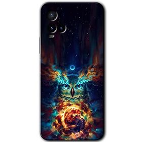 Vivo Y21 Ballı Baykuş Baskılı Uyumlu Silikon Kılıf