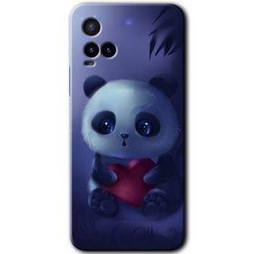 Vivo Y21 Bebek Panda Baskılı Uyumlu Silikon Kılıf