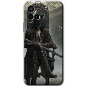 Vivo Y21 Bloodborne Hunters Baskılı Uyumlu Silikon Kılıf