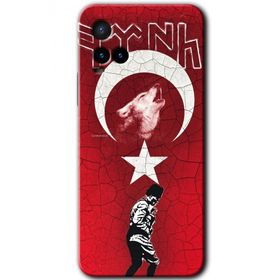 Vivo Y21 Bozkurt Atam Baskılı Uyumlu Silikon Kılıf