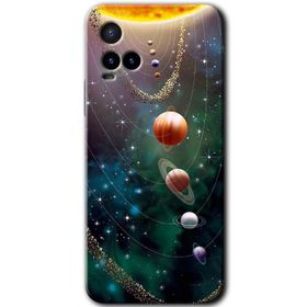 Vivo Y21 Clocks Artwork Baskılı Uyumlu Silikon Kılıf