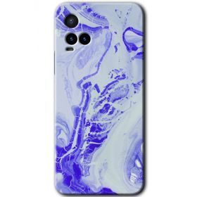 Vivo Y21 Cranny Liquid Wall Baskılı Uyumlu Silikon Kılıf