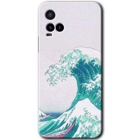 Vivo Y21 Dalga Baskılı Uyumlu Silikon Kılıf