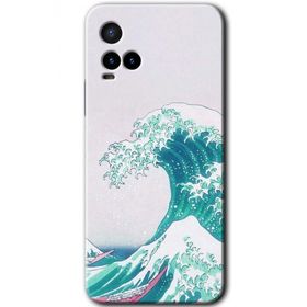 Vivo Y21 Dalga Baskılı Uyumlu Silikon Kılıf