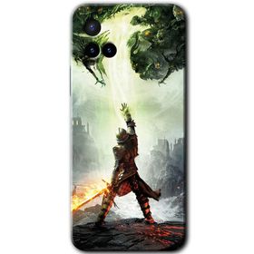 Vivo Y21 Dragon Hunter Baskılı Uyumlu Silikon Kılıf