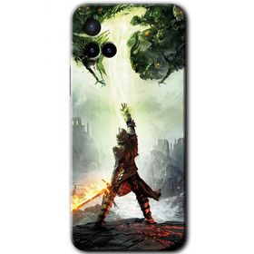 Vivo Y21 Dragon Hunter Baskılı Uyumlu Silikon Kılıf