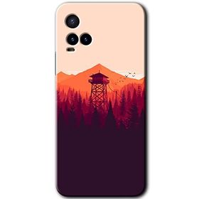 Vivo Y21 Gözlem Kulesi Baskılı Uyumlu Silikon Kılıf