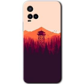 Vivo Y21 Gözlem Kulesi Baskılı Uyumlu Silikon Kılıf