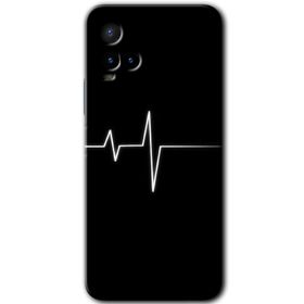Vivo Y21 Heart Rytm Baskılı Uyumlu Silikon Kılıf