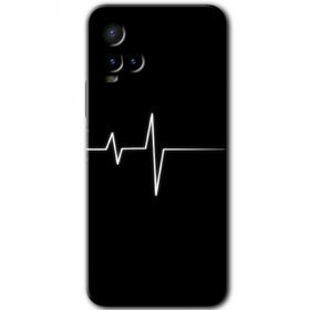 Vivo Y21 Heart Rytm Baskılı Uyumlu Silikon Kılıf