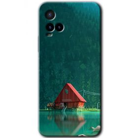 Vivo Y21 House In Woods Baskılı Uyumlu Silikon Kılıf