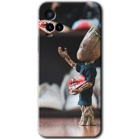 Vivo Y21 I am Groot Baskılı Uyumlu Silikon Kılıf