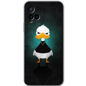 Vivo Y21 Kalpli Şekerleme Baskılı Uyumlu Silikon Kılıf